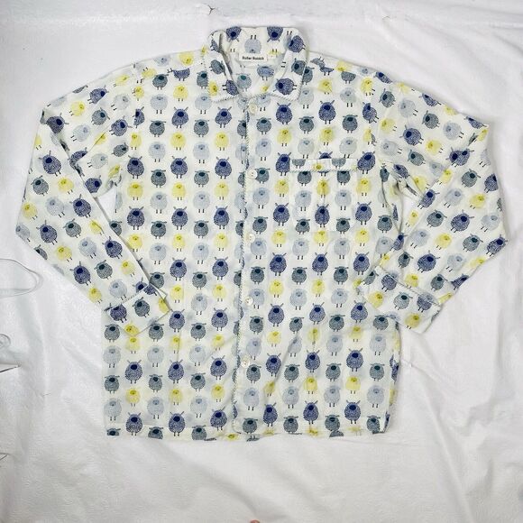 Roller Rabbit Men's sz S Sheep Pajamas Set - Picture 3 of 16